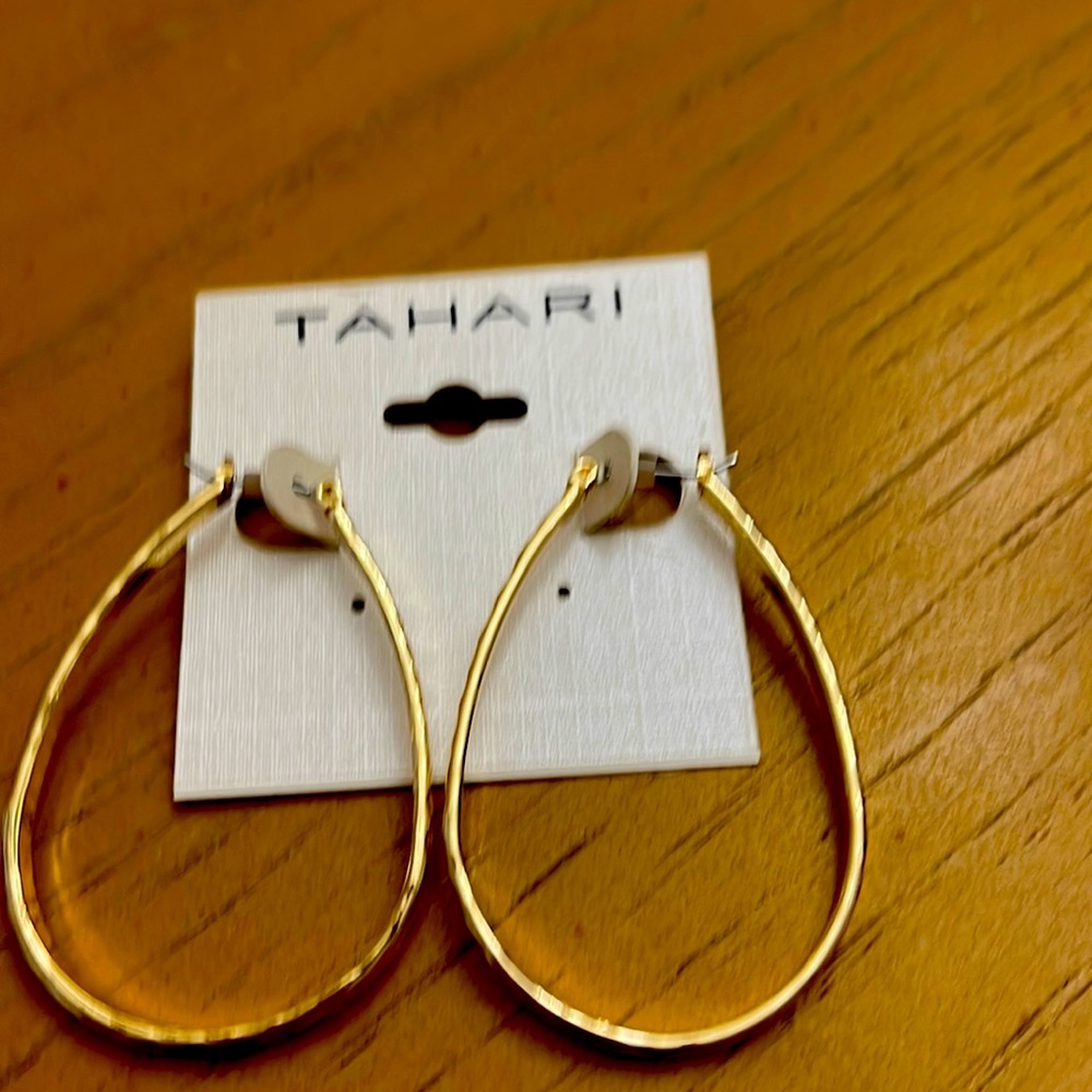 Custom gold hoop earrings